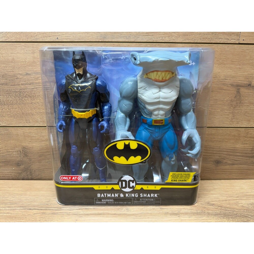 DC Batman & King Shark 2 Pack 12" Action Figure Set - Target Exclusive - NIB